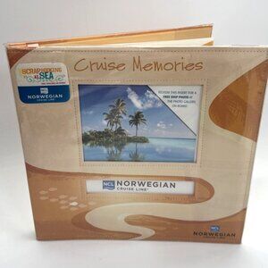 Norwegian Cruise Line Voyage Scrapbook Photo Album Scrapbooking Craft Travel NEW